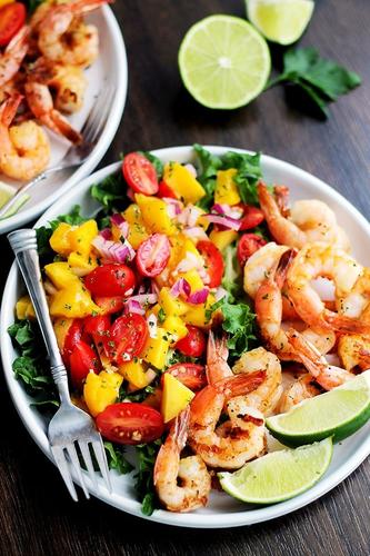 Mango and Shrimp Salad