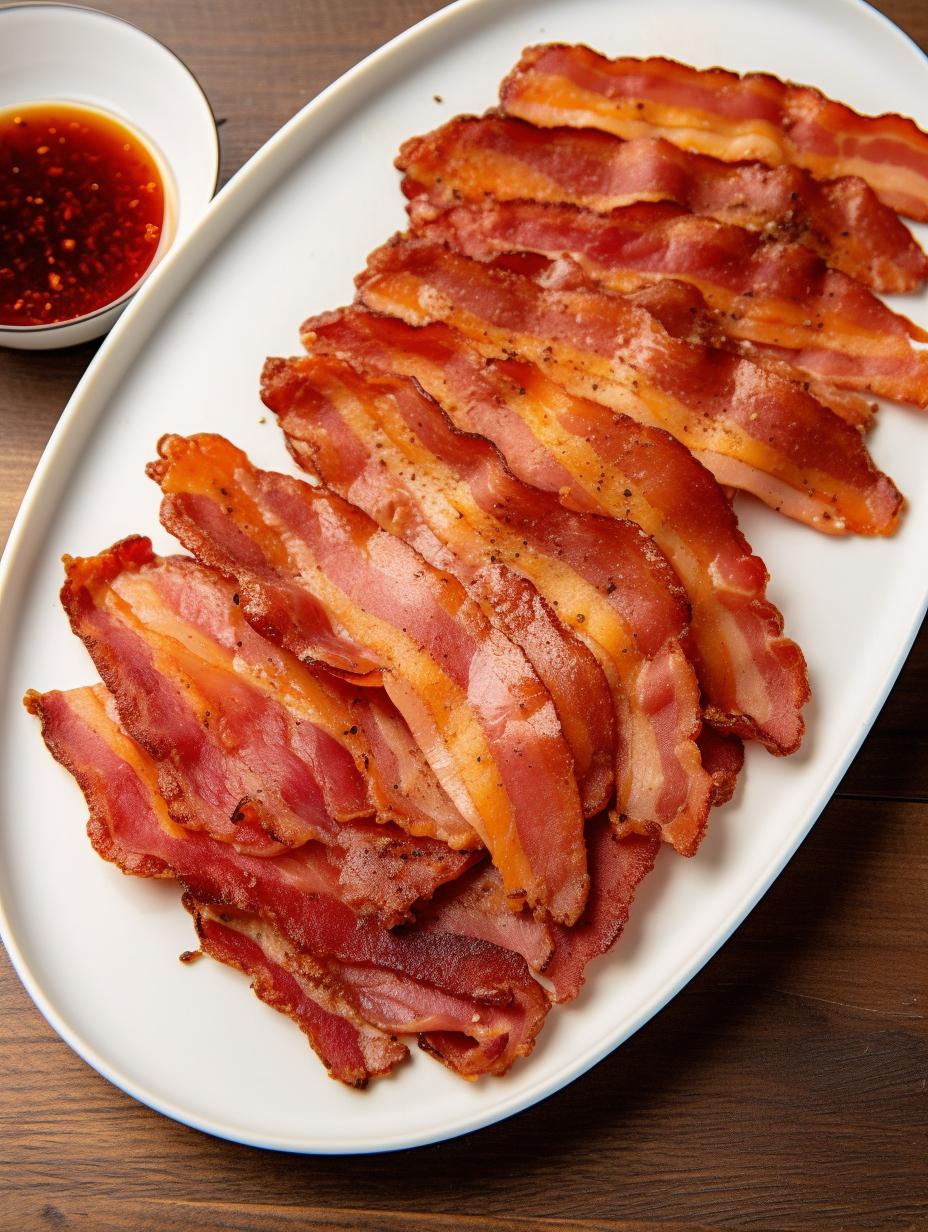 Maple-Glazed Spiced Turkey Bacon