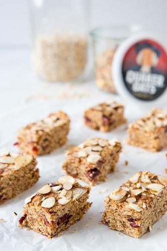 No Bake Flax Oatmeal Bars