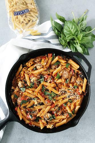 One Pot Sausage Pasta