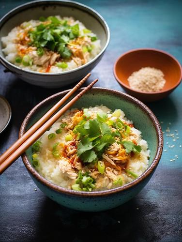 One-Pot Silky Chicken Congee with Ginger Essence