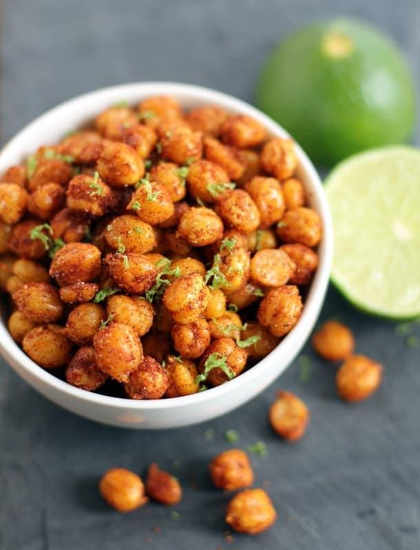 Pan-Fried Crispy Chickpeas with Lime