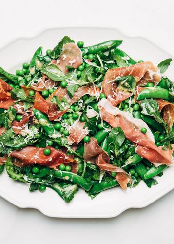 Pea and Prosciutto Salad