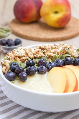 Pineapple Peach Smoothie Bowl