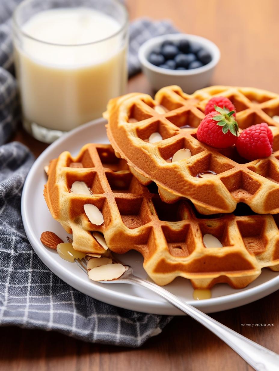 Protein-Packed Vanilla Yogurt Waffles