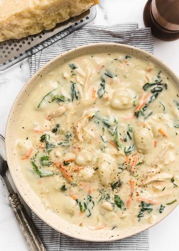 Rotisserie Chicken Gnocchi Soup