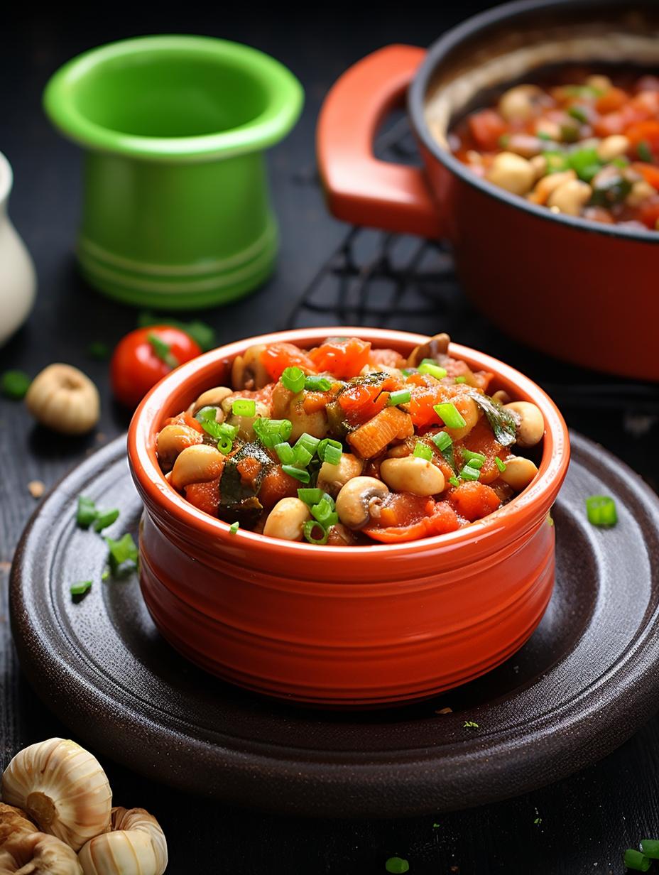 Rustic Mushroom, Chickpea & Tomato Ragout