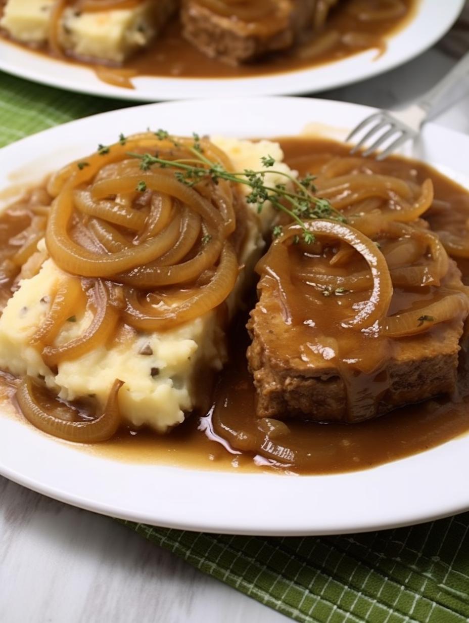 Savory Cube Steak with Hearty Onion Gravy