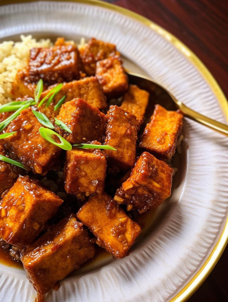 Savory Marinated Tofu