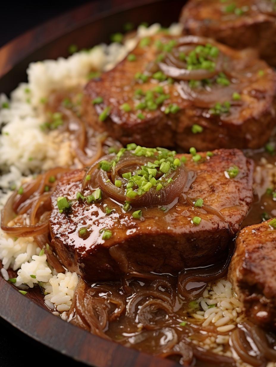 Savory Seared Cube Steaks with Onion Gravy