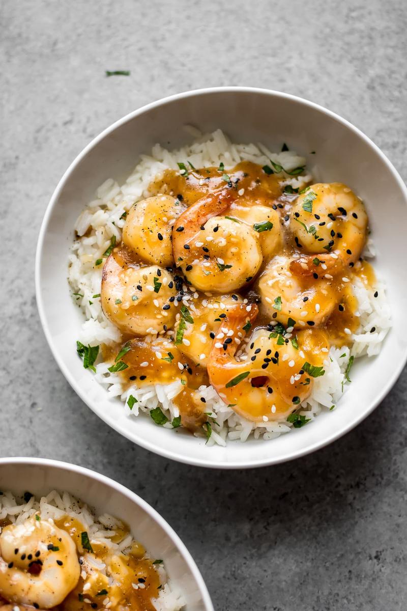 Sesame Ginger Shrimp