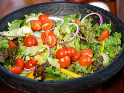 Simple Green Salad with Champagne Vinaigrette