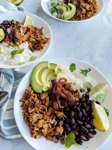 Spicy Pork Carnitas Bowls