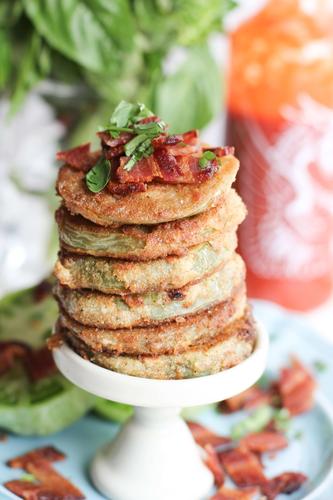 Sriracha Fried Green Tomatoes
