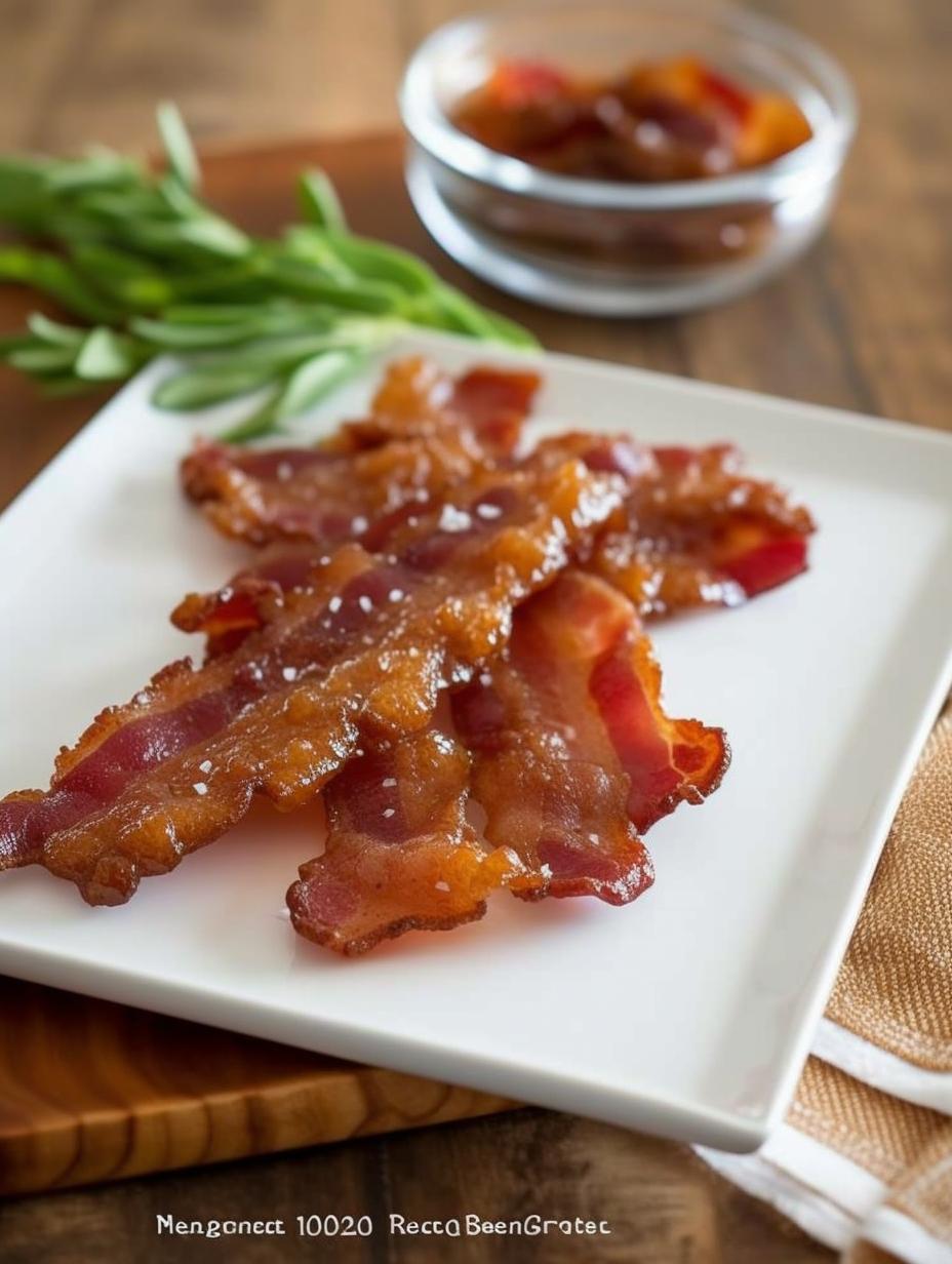 Sweet & Sticky Caramelized Bacon
