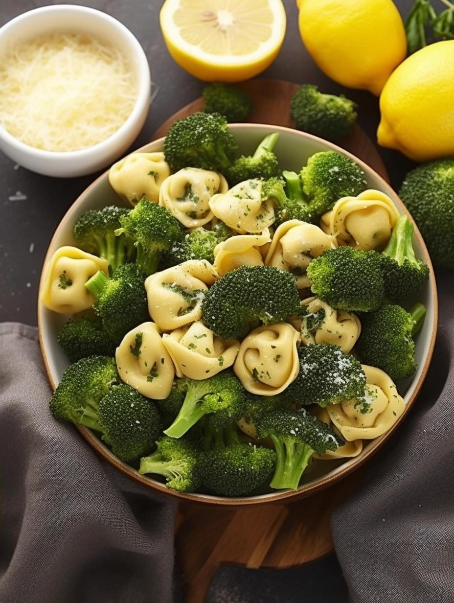 Zesty Lemon Broccoli Tortellini