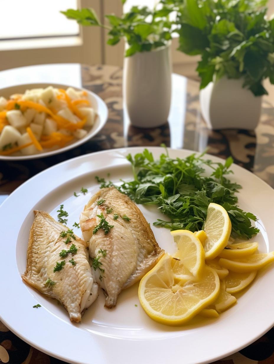 Zesty Lemon-Garlic White Fish in Airfryer