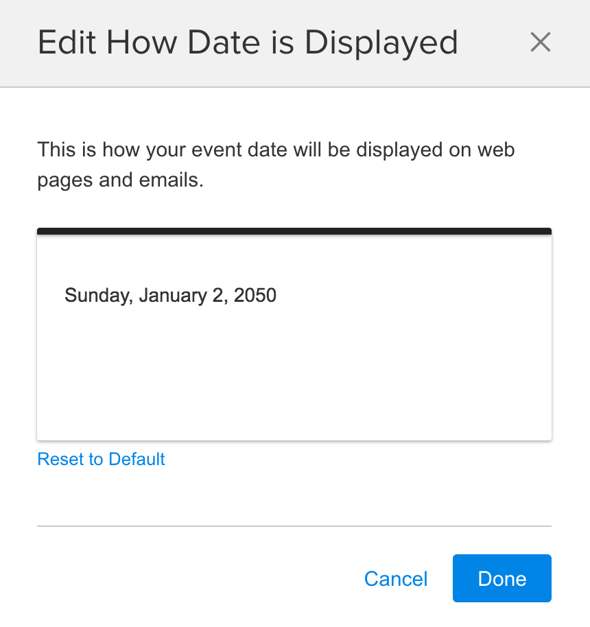 Edit Date