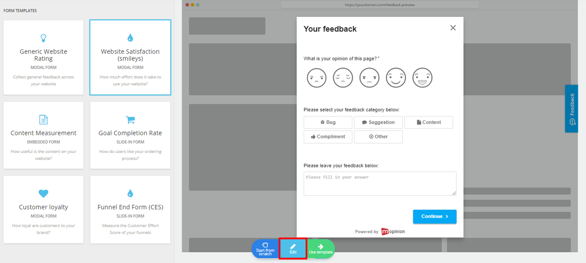 how-do-i-build-a-feedback-form-by-using-a-form-template