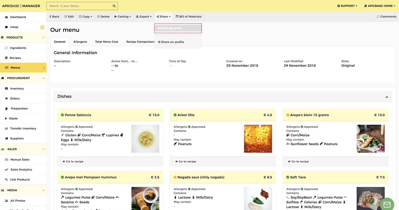 allergen-card-through-qr-code