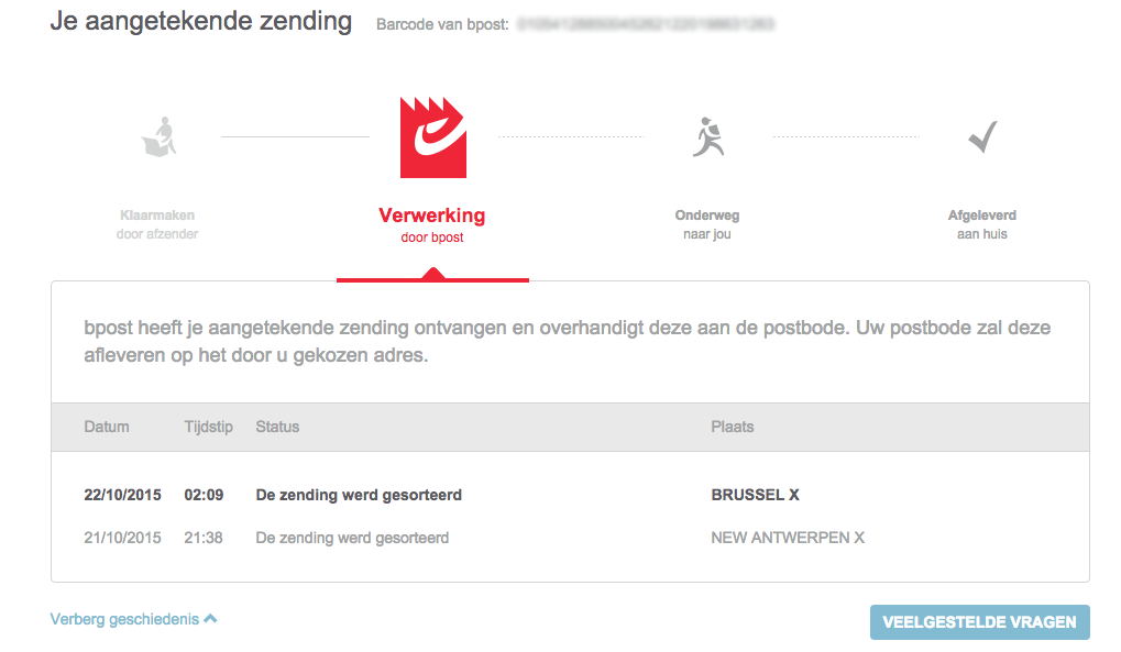 Bpost Track And Trace Werkt Niet – HWGD