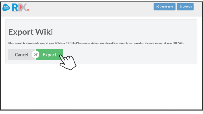 How to Download a Wiki as a PDF file