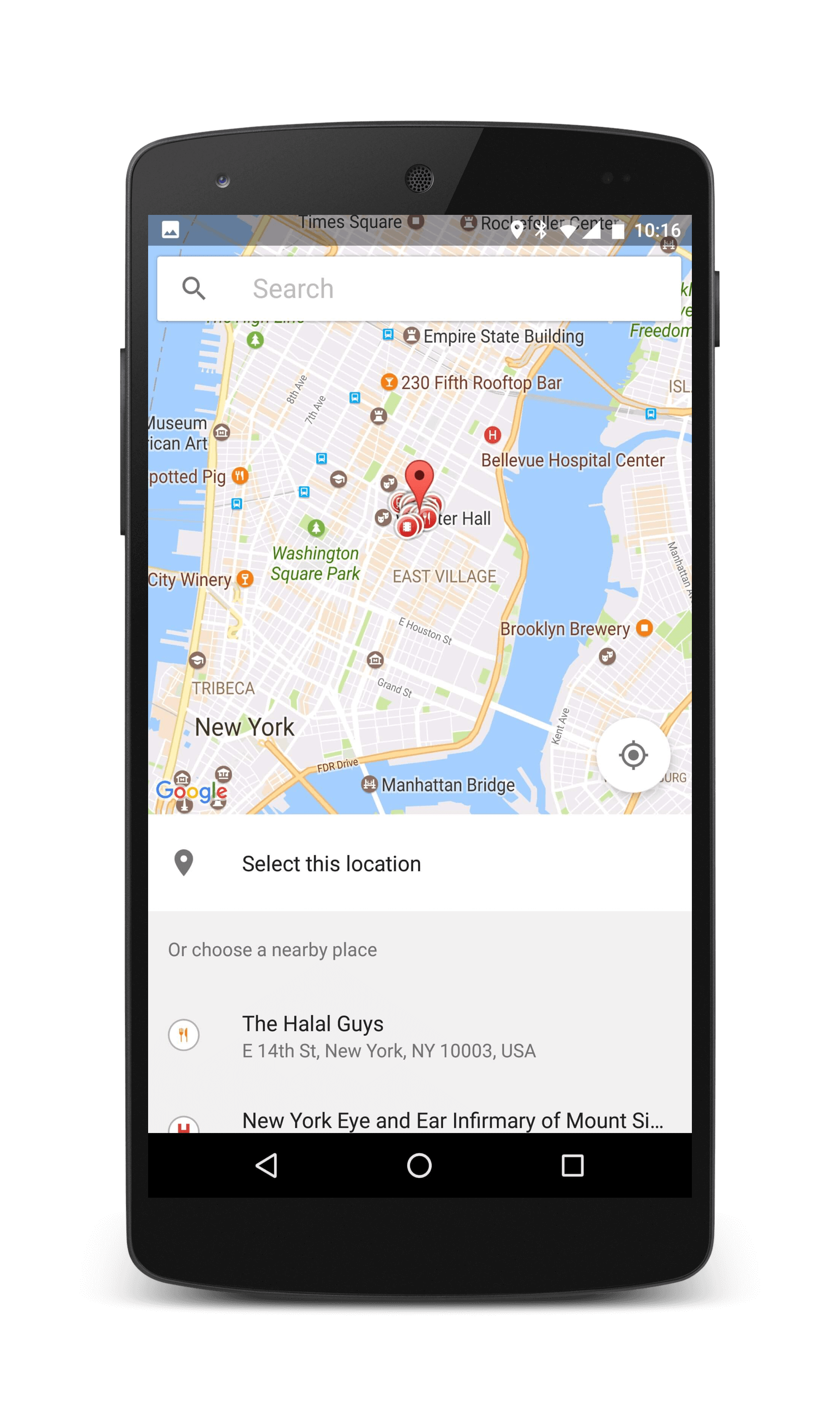 Sensibo search location