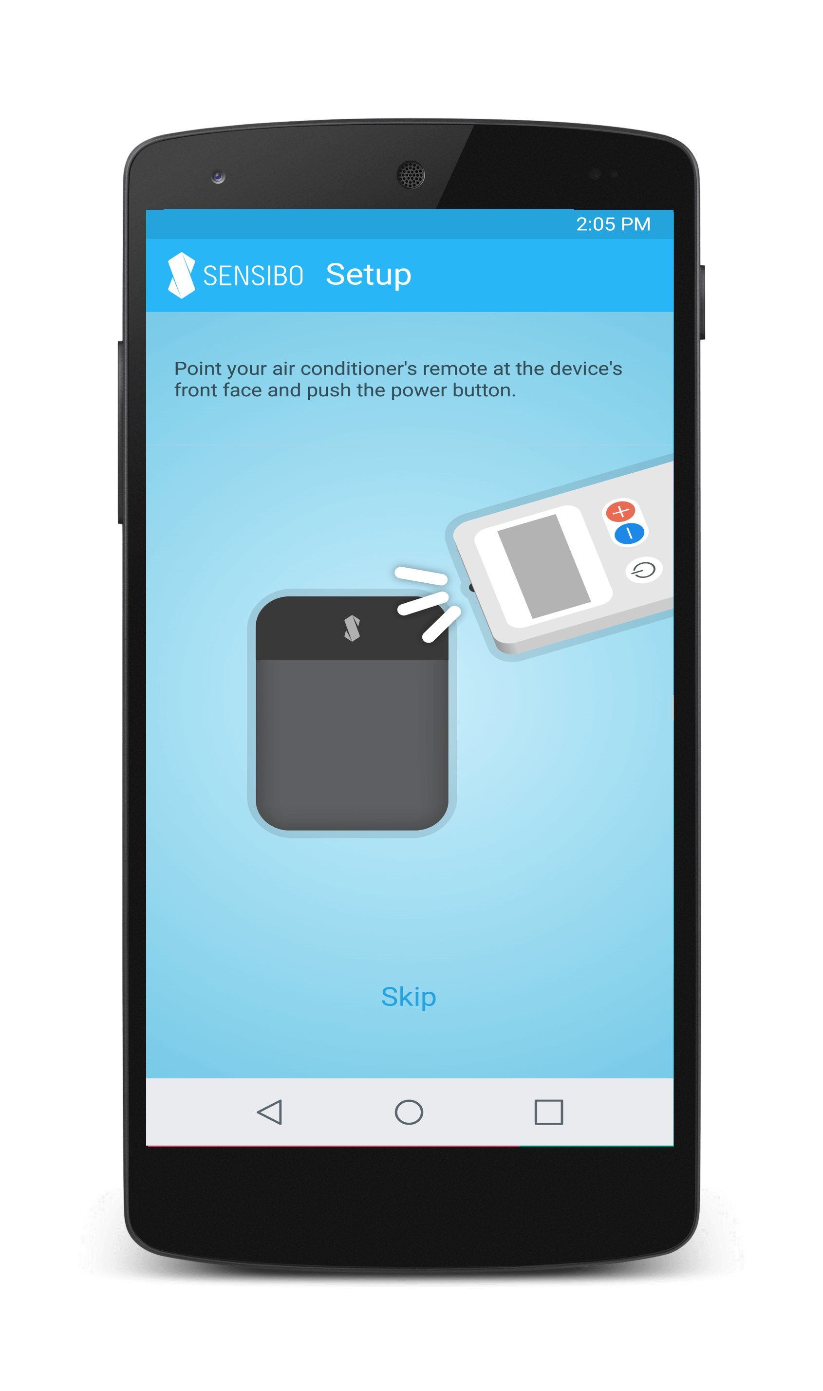 Sensibo pair remote