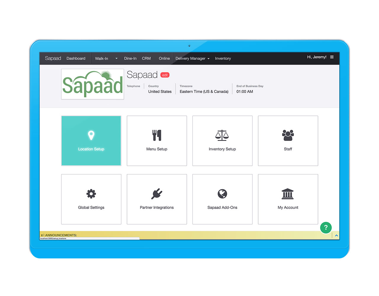 How to create a default delivery fee for my delivery orders?