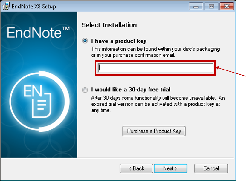 Endnote x7 product key