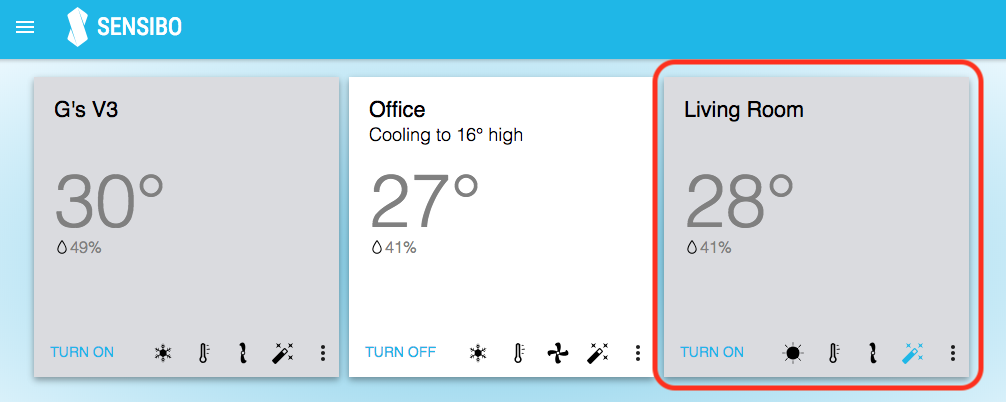 calibrate temperature humidity choose device