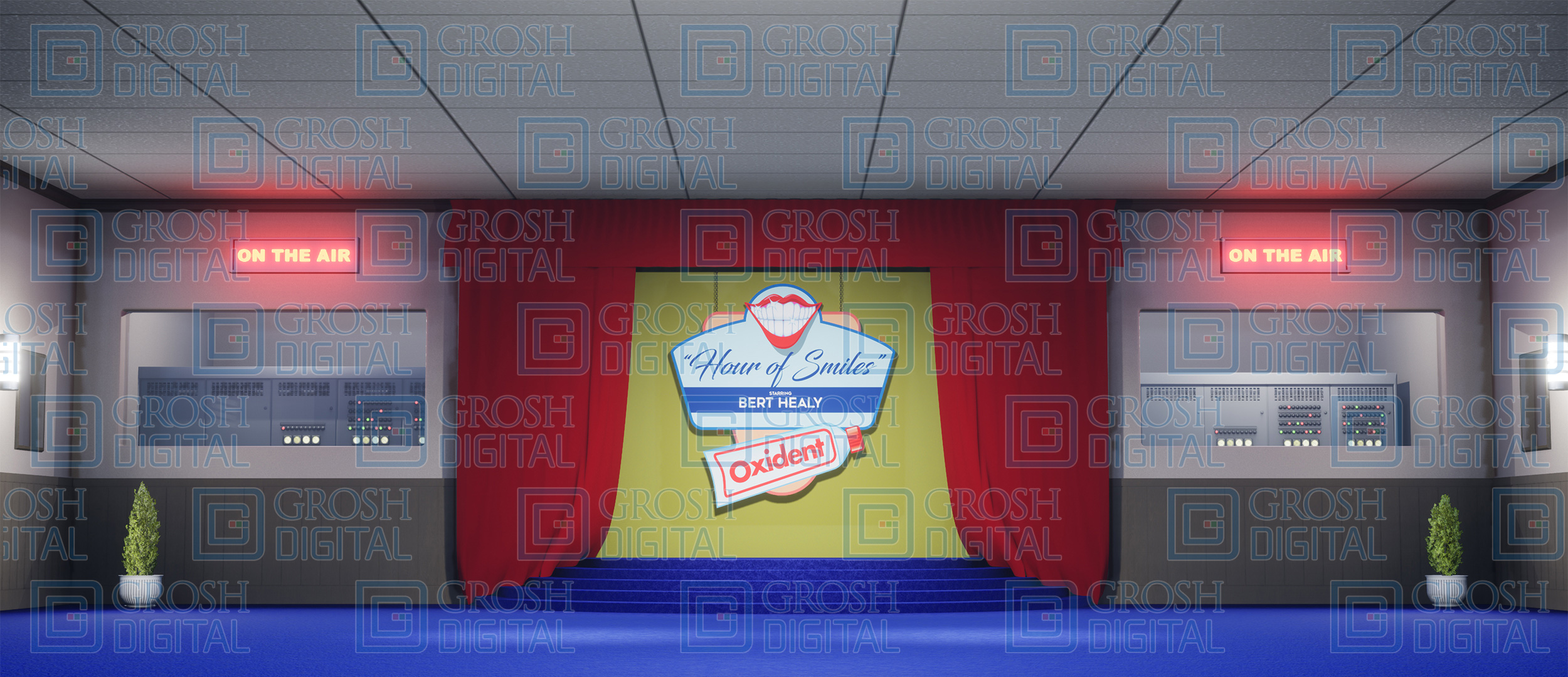 Radio City Music Hall Interior Projected Backdrop for Annie, Broadway/New York, Interiors