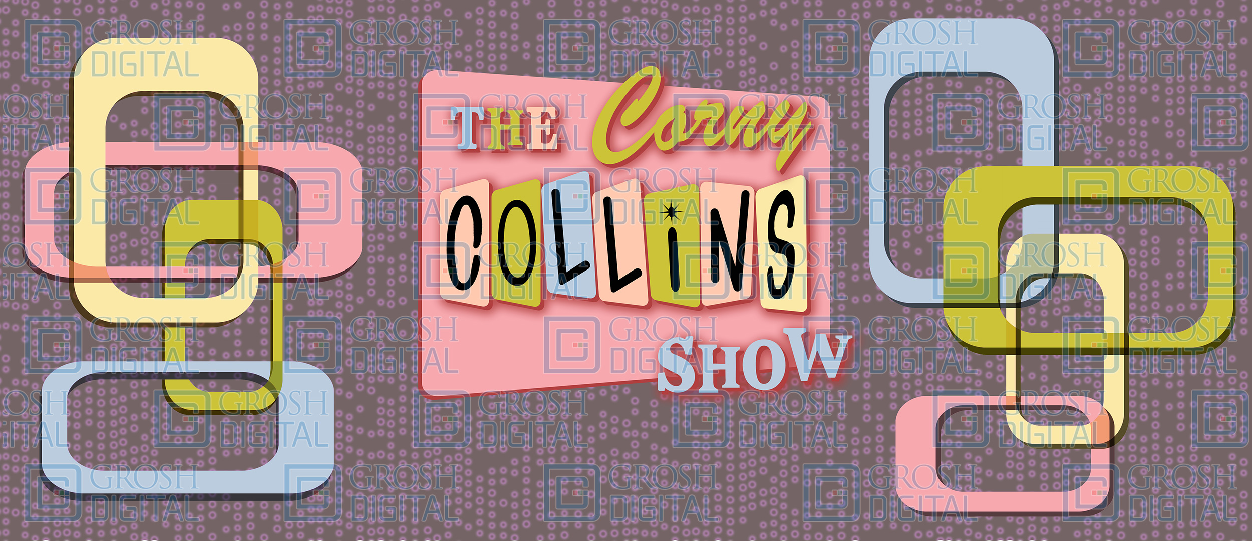 Corny Collins Show Projected Backdrop for Hairspray