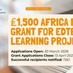 ₤1,500 Africa IFI Grant FOR EdTech & Learning Projects