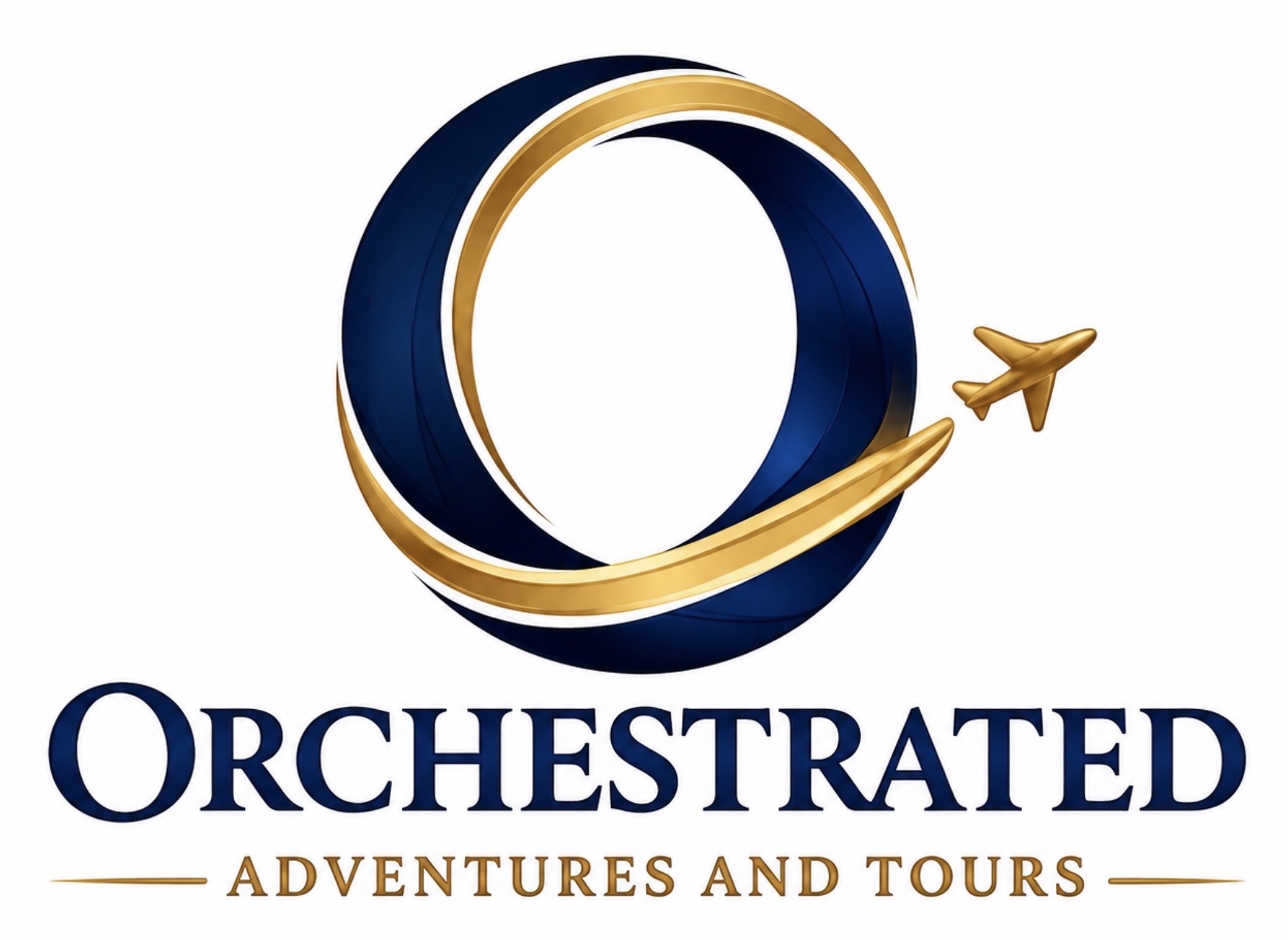 Orchestrated Adventures & Tours LLC. Logo