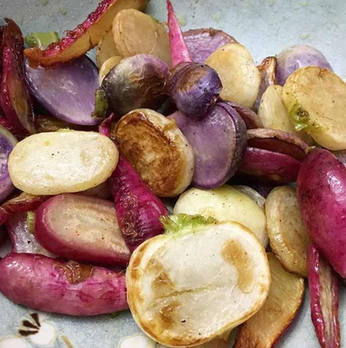 Roasted root veggies: a fall and winter favorite.