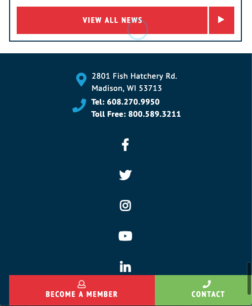 Scrolling Through Wisconsin Restaurant Website GIF