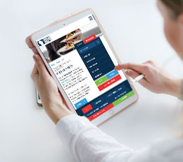 Wisconsin Restaurant Association Site On Tablet