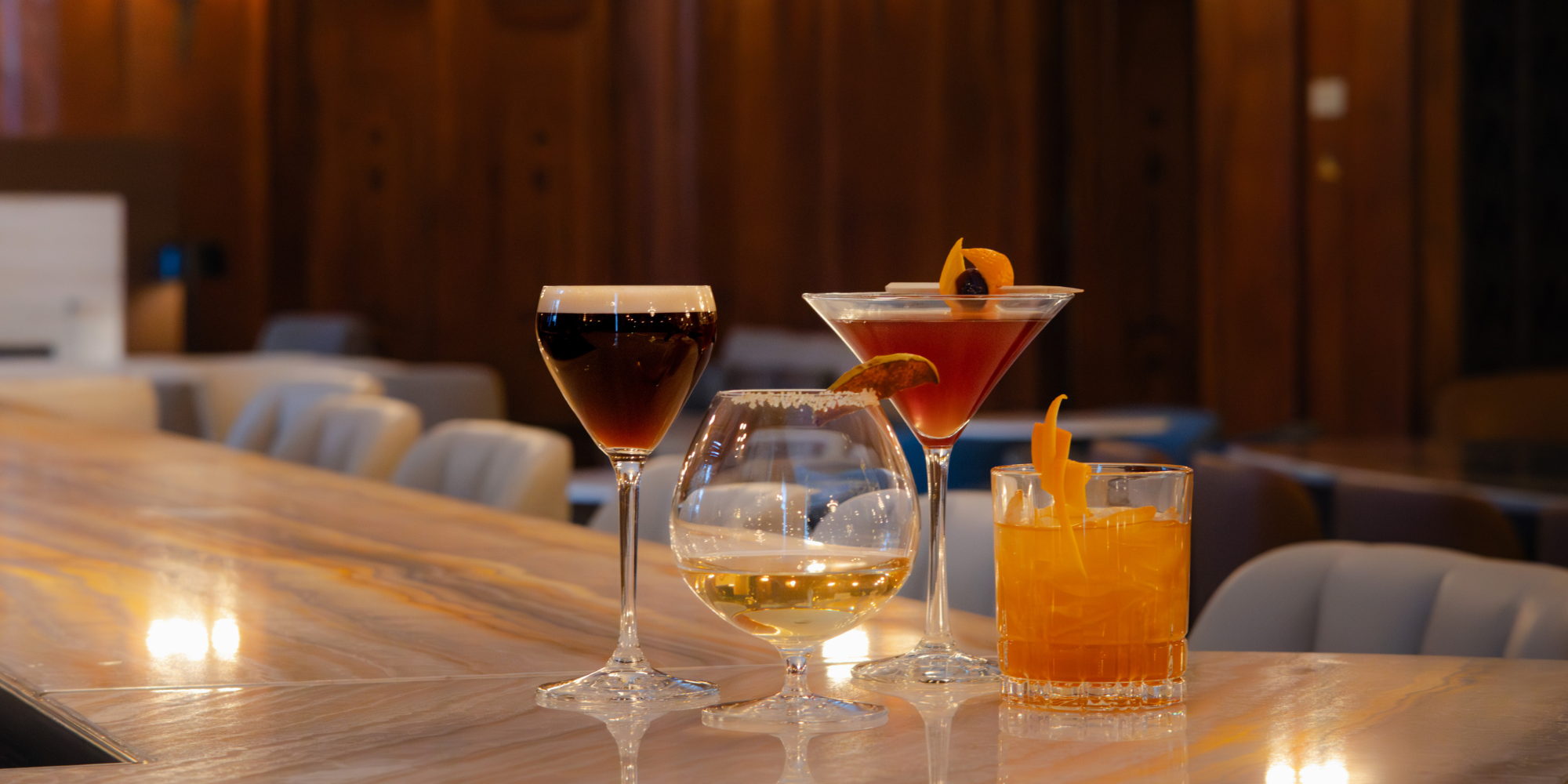 Cocktails at Monarch Lounge