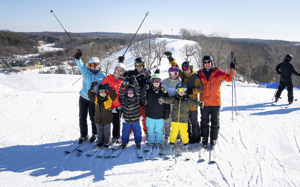 Group of skiers