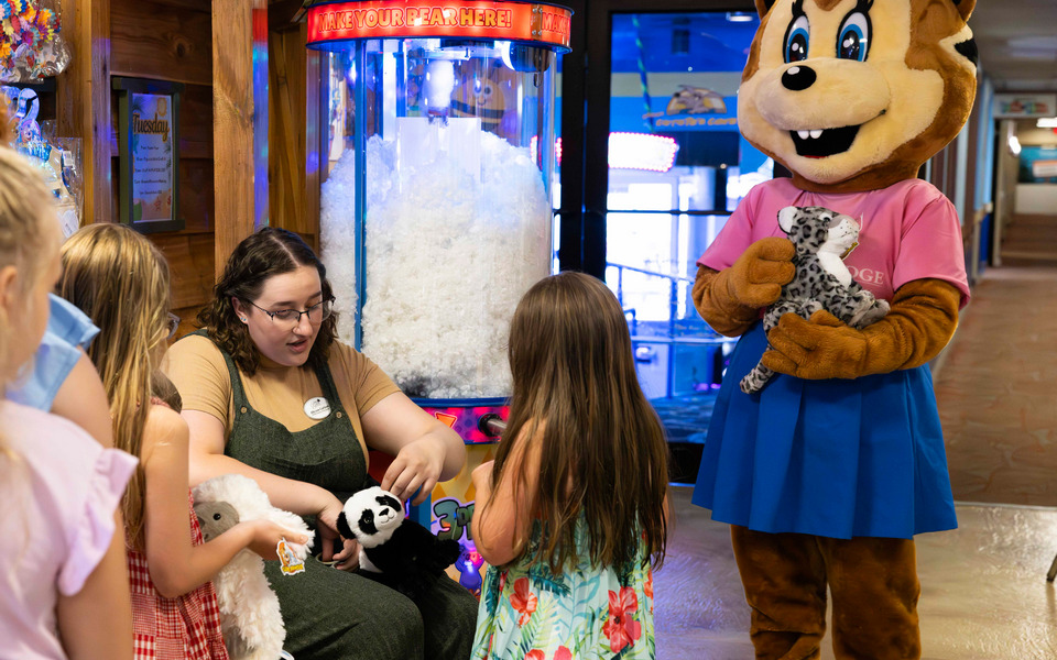 Kids entertainment spot at Timber Ridge Lodge and Waterpark