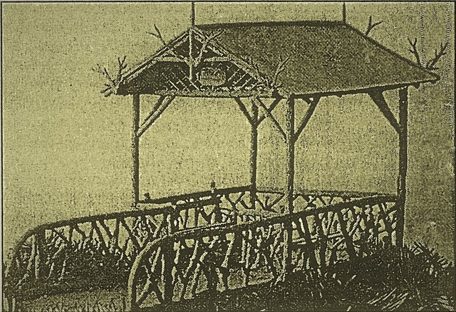 Altán na Karlshohe v době vzniku