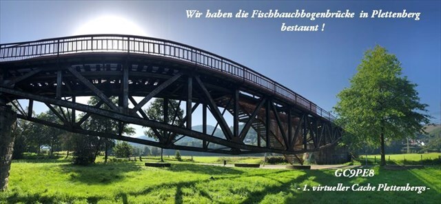 Die Fischbauchbogenbrücke in Plettenberg