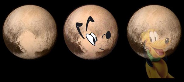 Pluto Dog on Planet