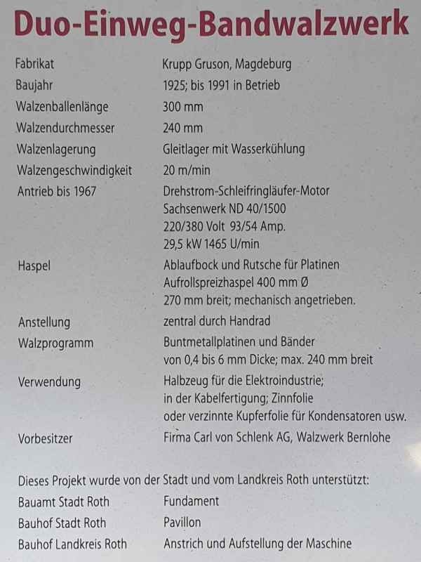 Duo-Einweg-Bandwalzwerk