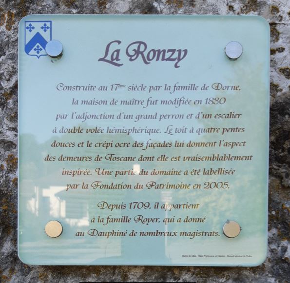 Panneau La Ronzy