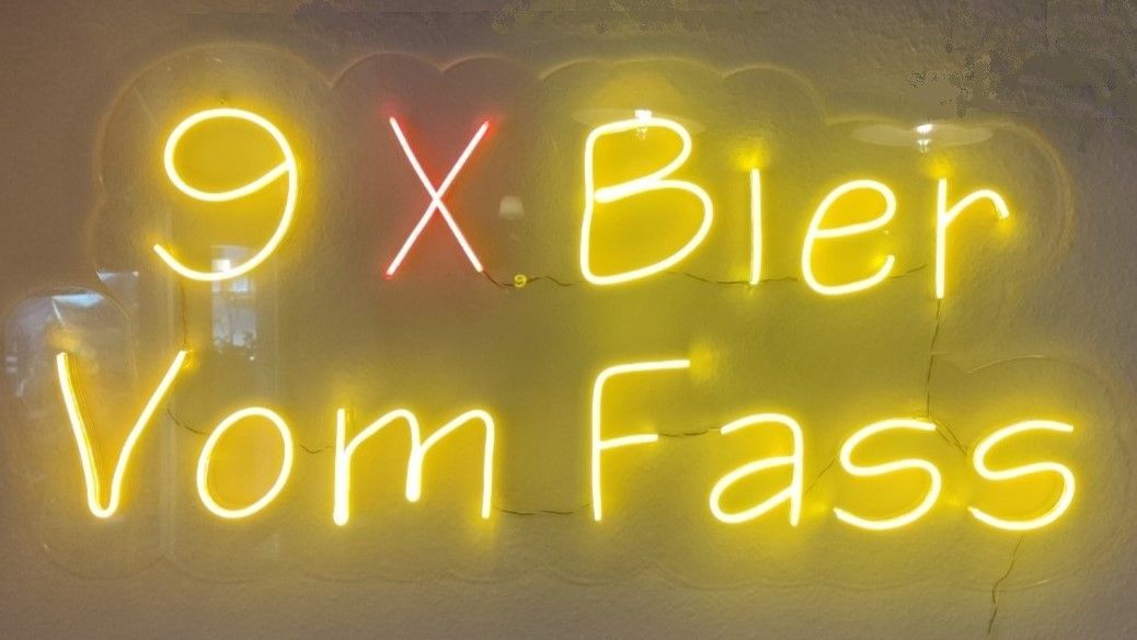 9 x Bier vom Fass