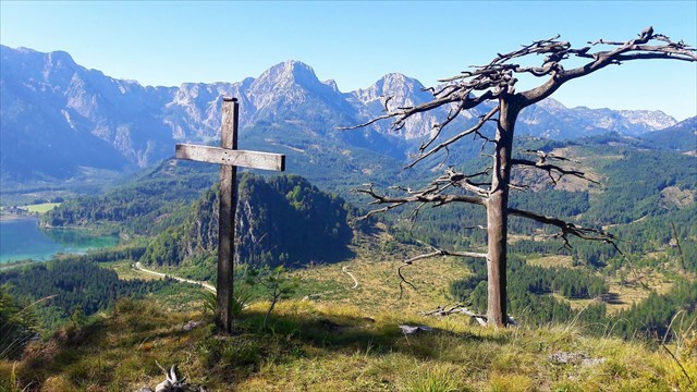 Gipfelfoto vom Almseeblick