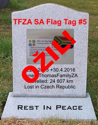TFZA SA Flag Tag #5