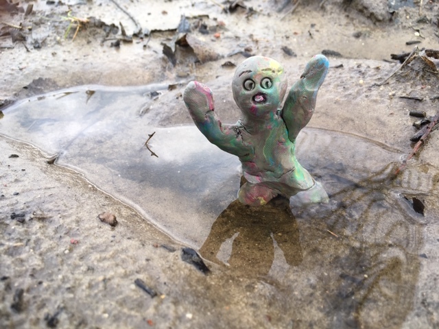 Kleimannetje verdrinkt